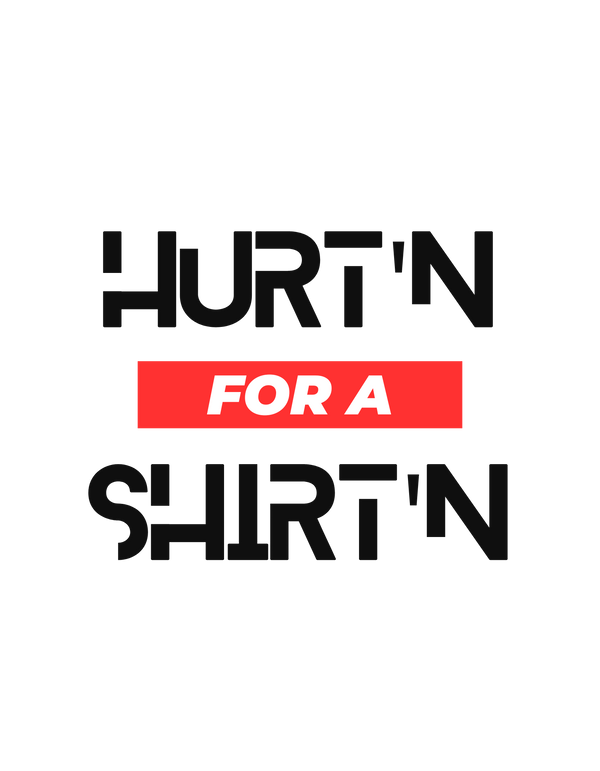Hurt'N for a Shirt'N logo
