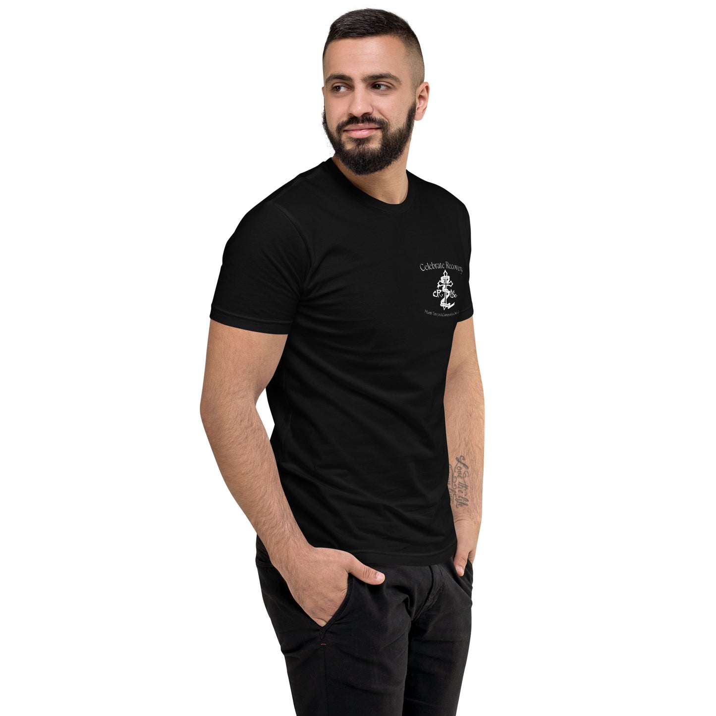 CR White Logo NEXT LEVEL Short Sleeve T-shirt