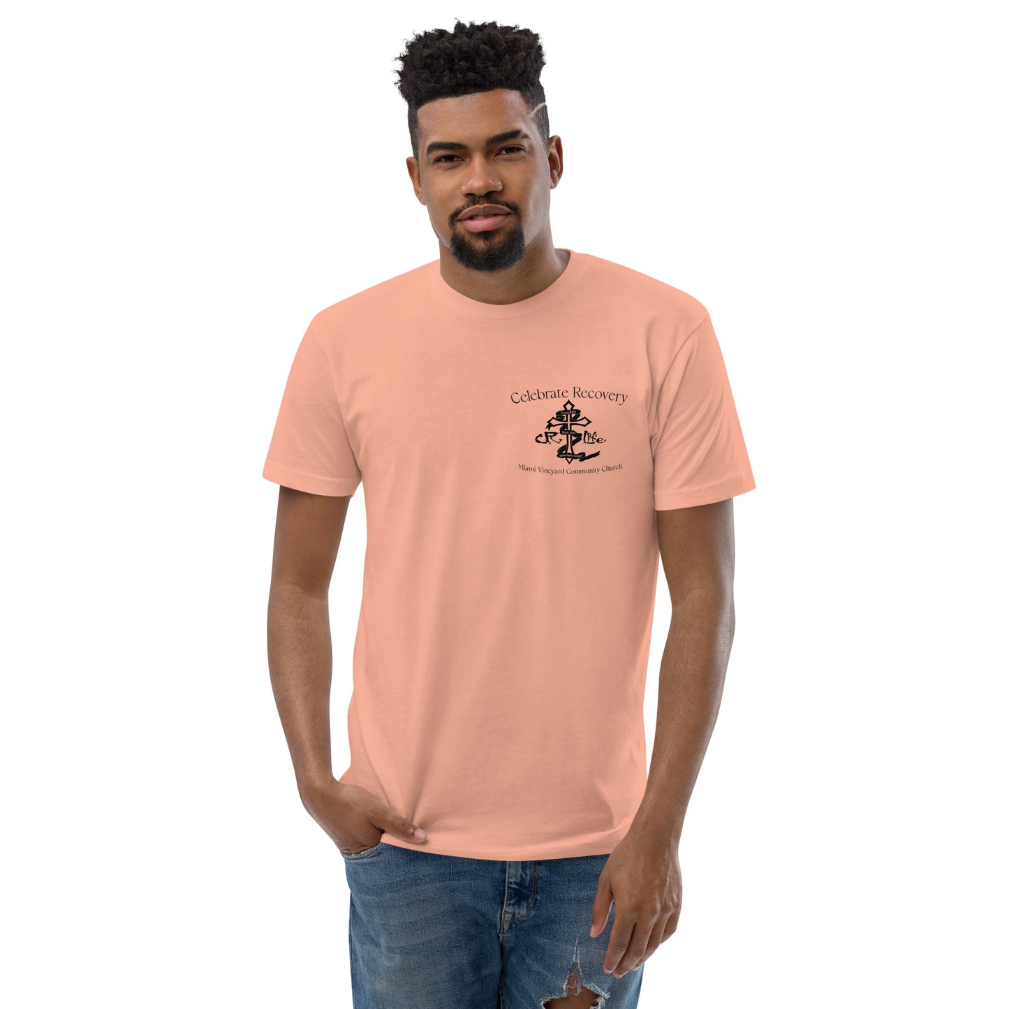 CR Life Black Logo NEXT LEVEL Short Sleeve T-shirt