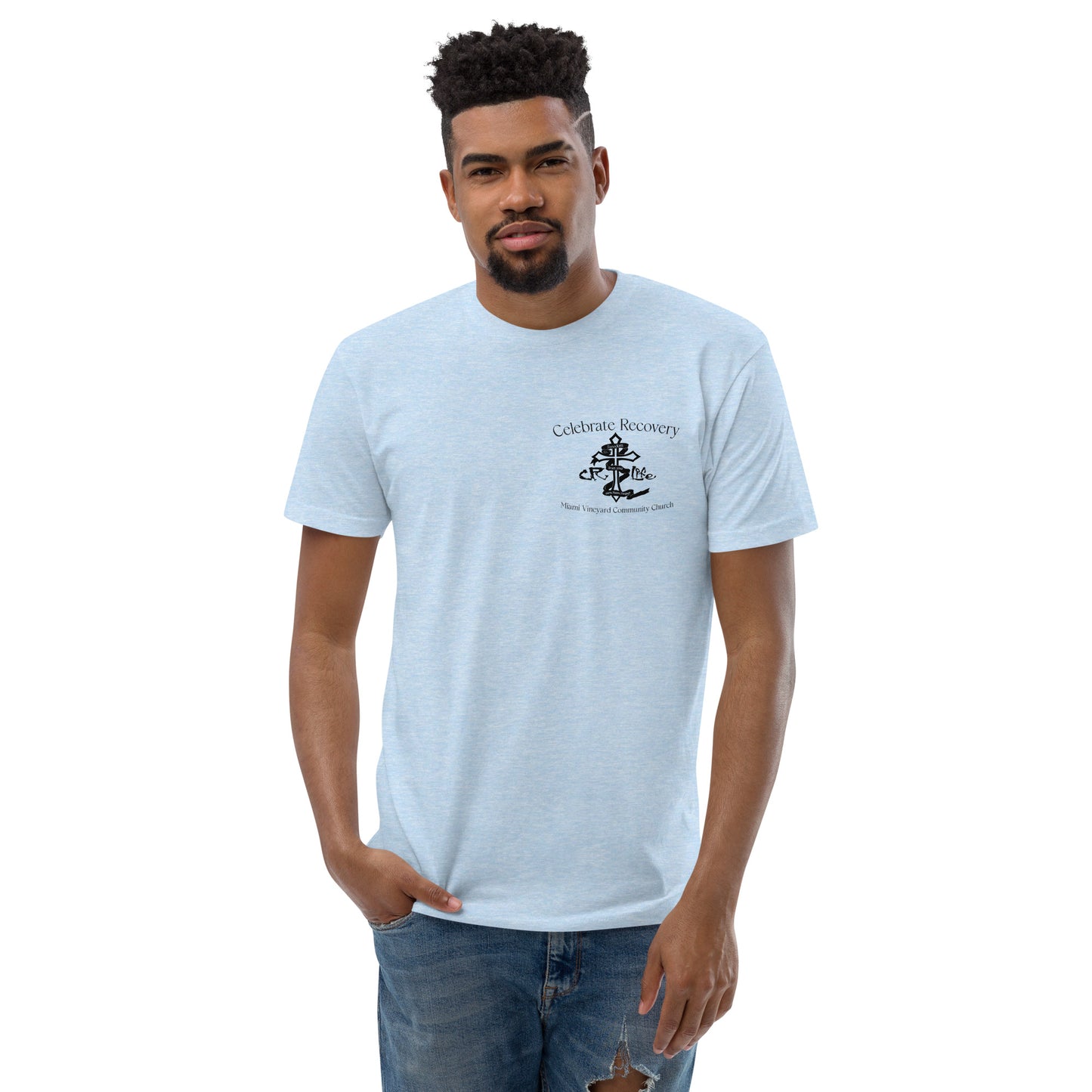 CR Life Black Logo NEXT LEVEL Short Sleeve T-shirt