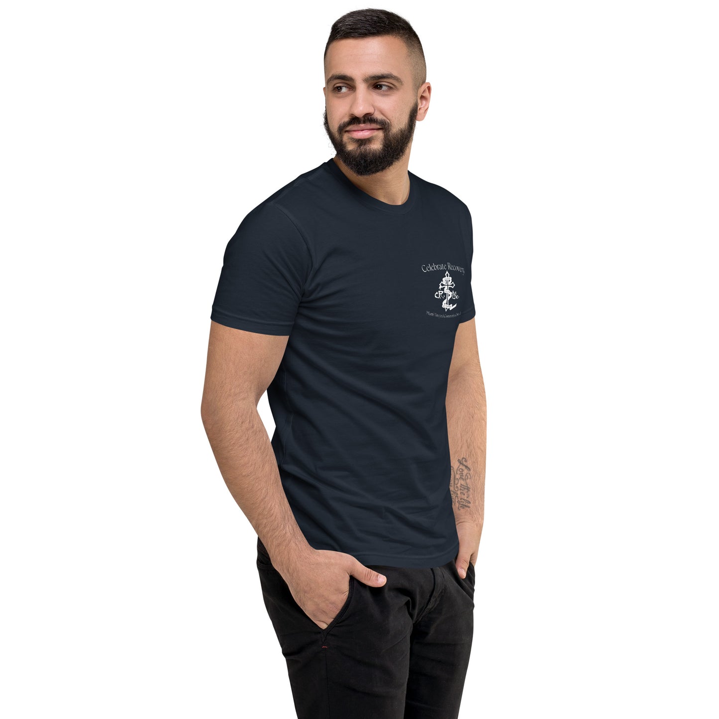 CR White Logo NEXT LEVEL Short Sleeve T-shirt