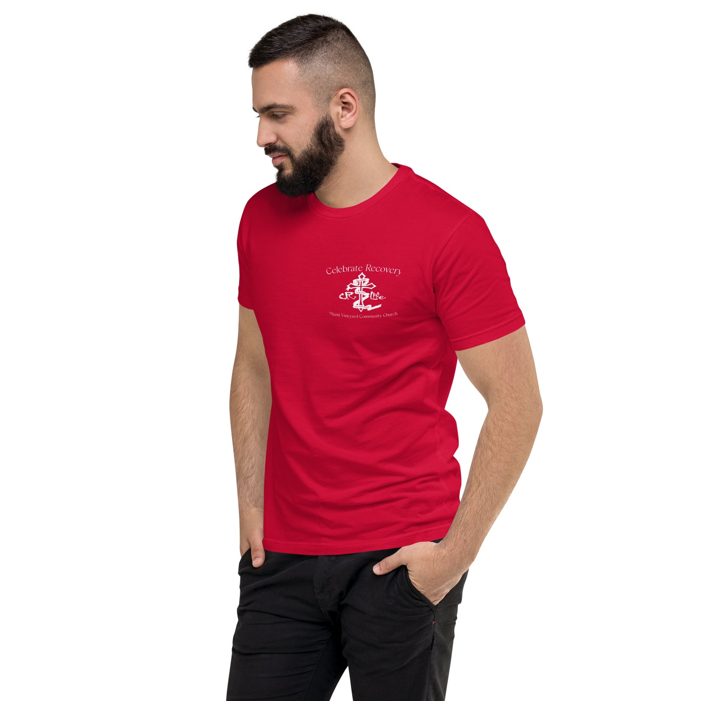 CR White Logo NEXT LEVEL Short Sleeve T-shirt