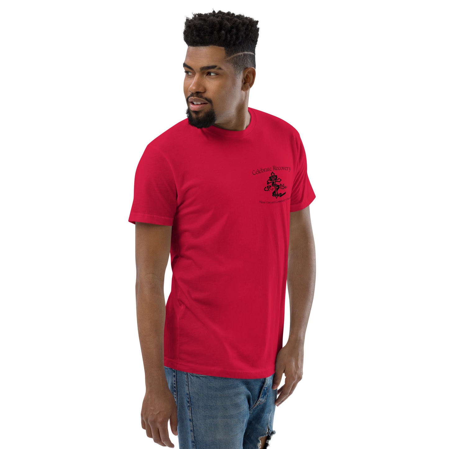 CR Life Black Logo NEXT LEVEL Short Sleeve T-shirt