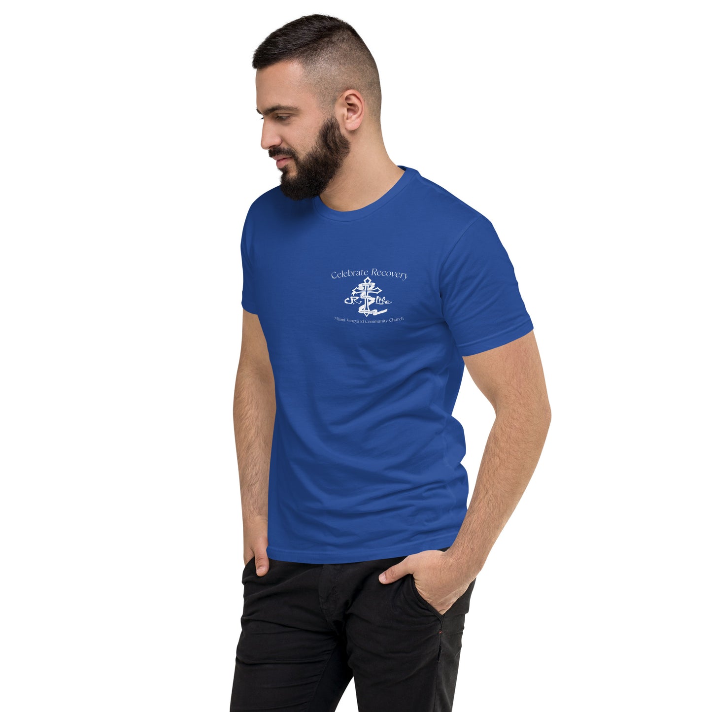 CR White Logo NEXT LEVEL Short Sleeve T-shirt