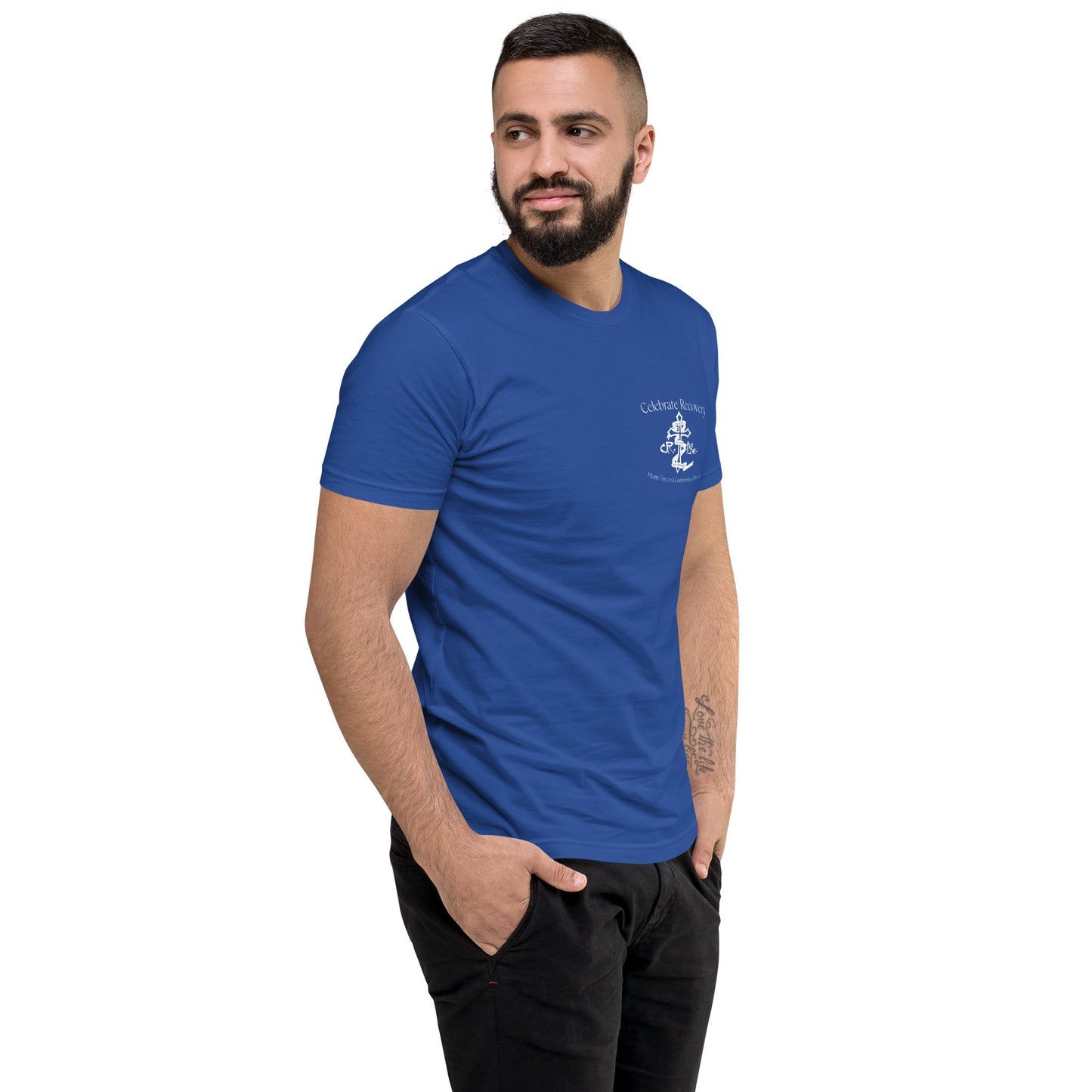 CR White Logo NEXT LEVEL Short Sleeve T-shirt