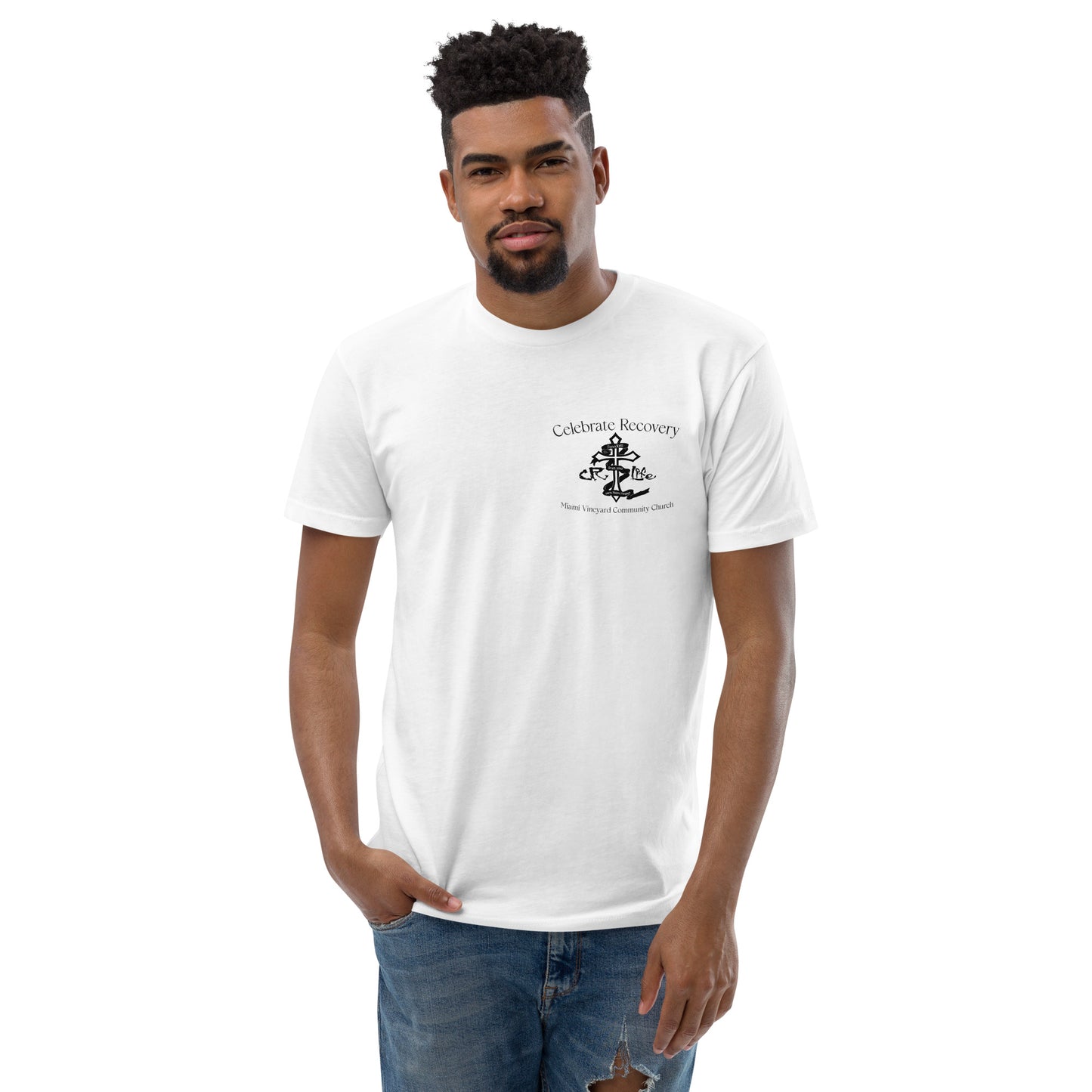 CR Life Black Logo NEXT LEVEL Short Sleeve T-shirt