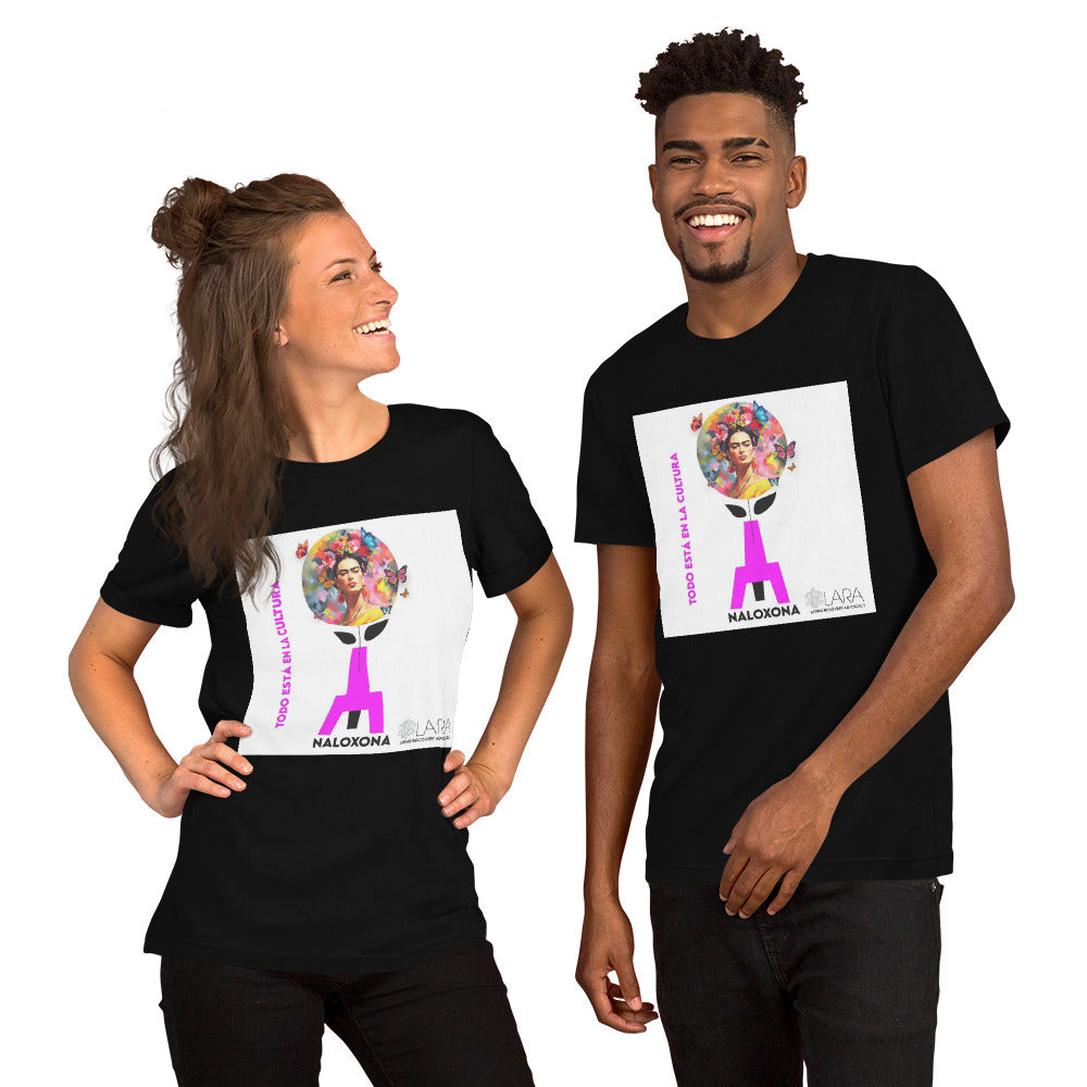 LARA Black Unisex t-shirt