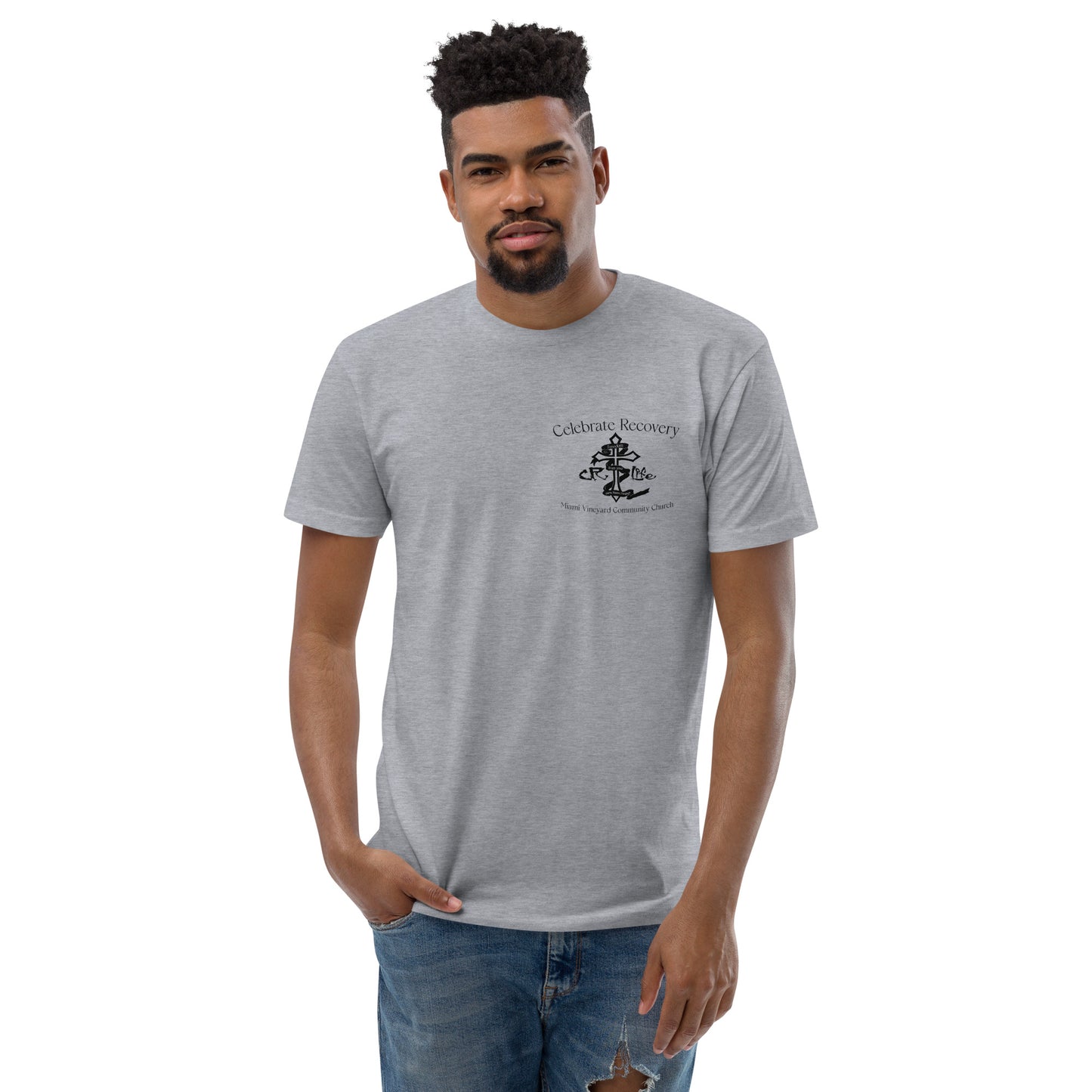 CR Life Black Logo NEXT LEVEL Short Sleeve T-shirt