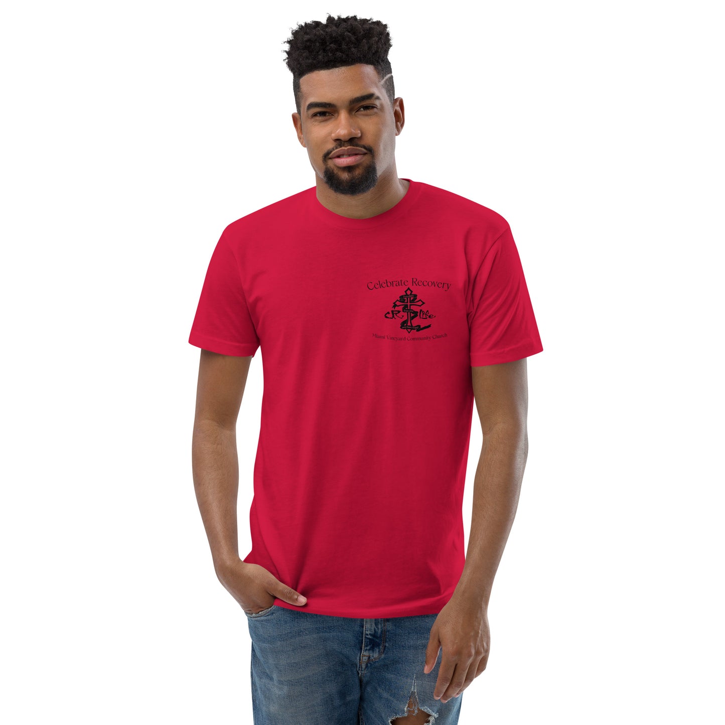 CR Life Black Logo NEXT LEVEL Short Sleeve T-shirt