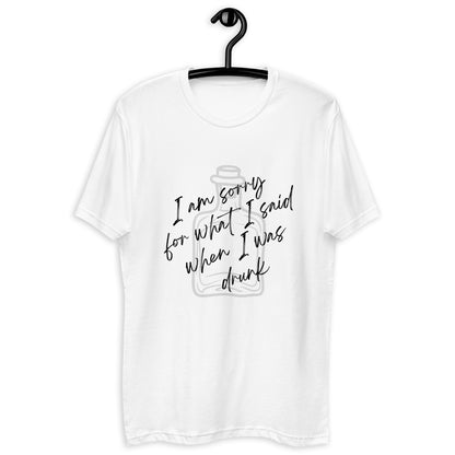 I am sorry Short Sleeve T-shirt